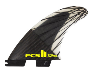 FCS FCS�U PC CARBON �{ AirCore CARVER THRUSTER MEDIUM FIN