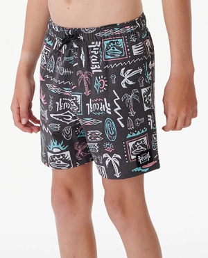 RIP CURL KBOUB9 SHOCKWAVE VOLLEY -BOY BOARD SHORTS iubNj